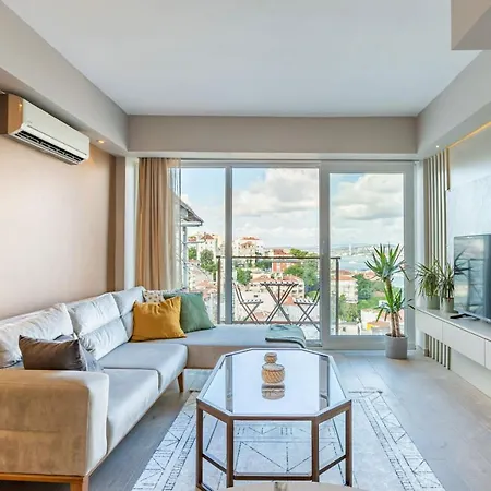 Apartment With Bosphorus View In Cihangir *